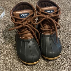 Sperry Kids Boots - Brown and Black